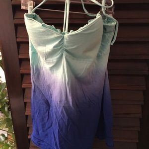 Ombré halter top